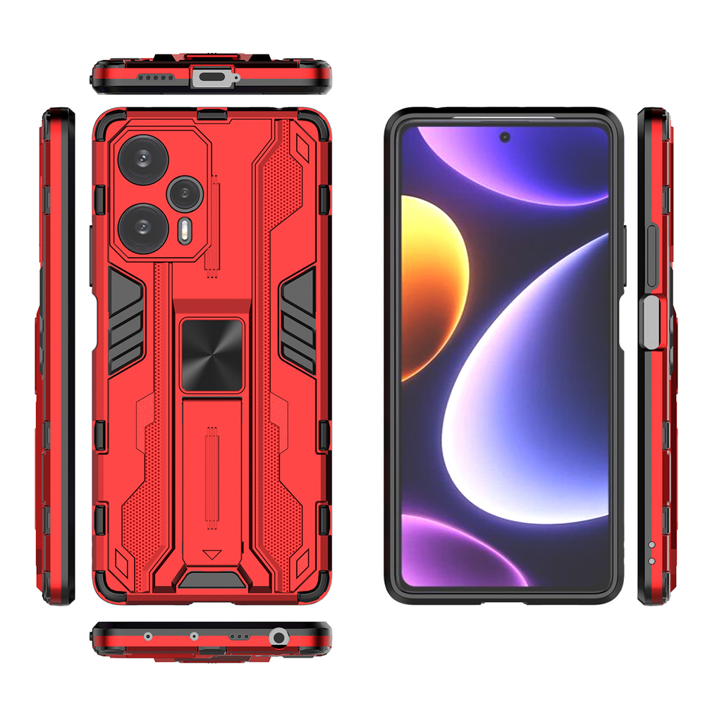 Противоударный чехол с подставкой Transformer для Xiaomi Poco F5