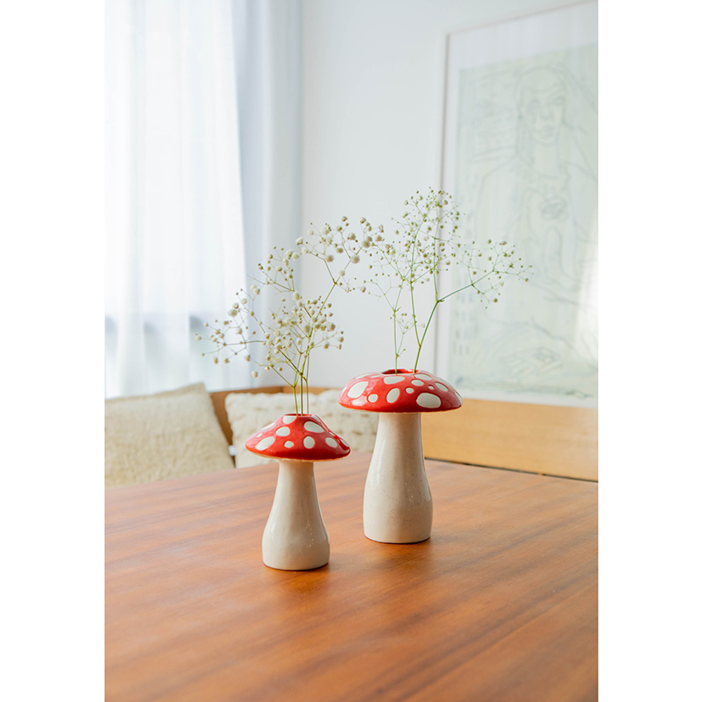 Ваза для цветов amanita, 15 см