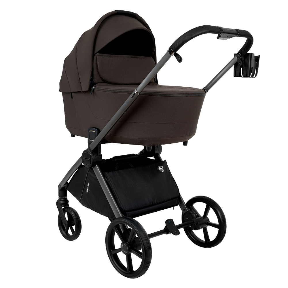 Коляска 2 в 1 Pituso Teffy Turkish Coffee шасси Graphite