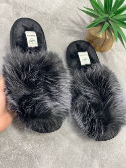 Домашние тапочки Пушистики Люкс