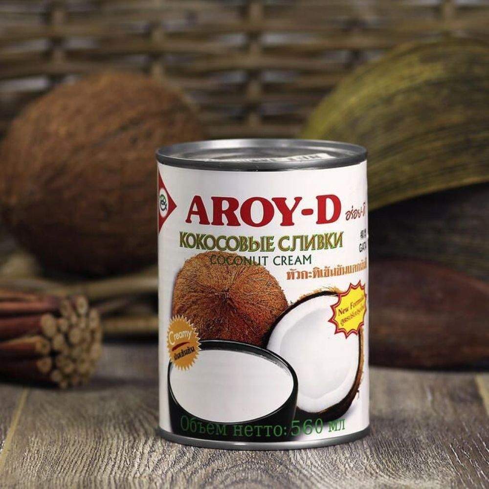 Сливки Aroy-D кокосовые 70%, 560 мл