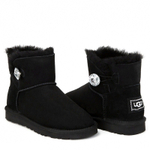 Угги Mini Bailey Button Bling Black