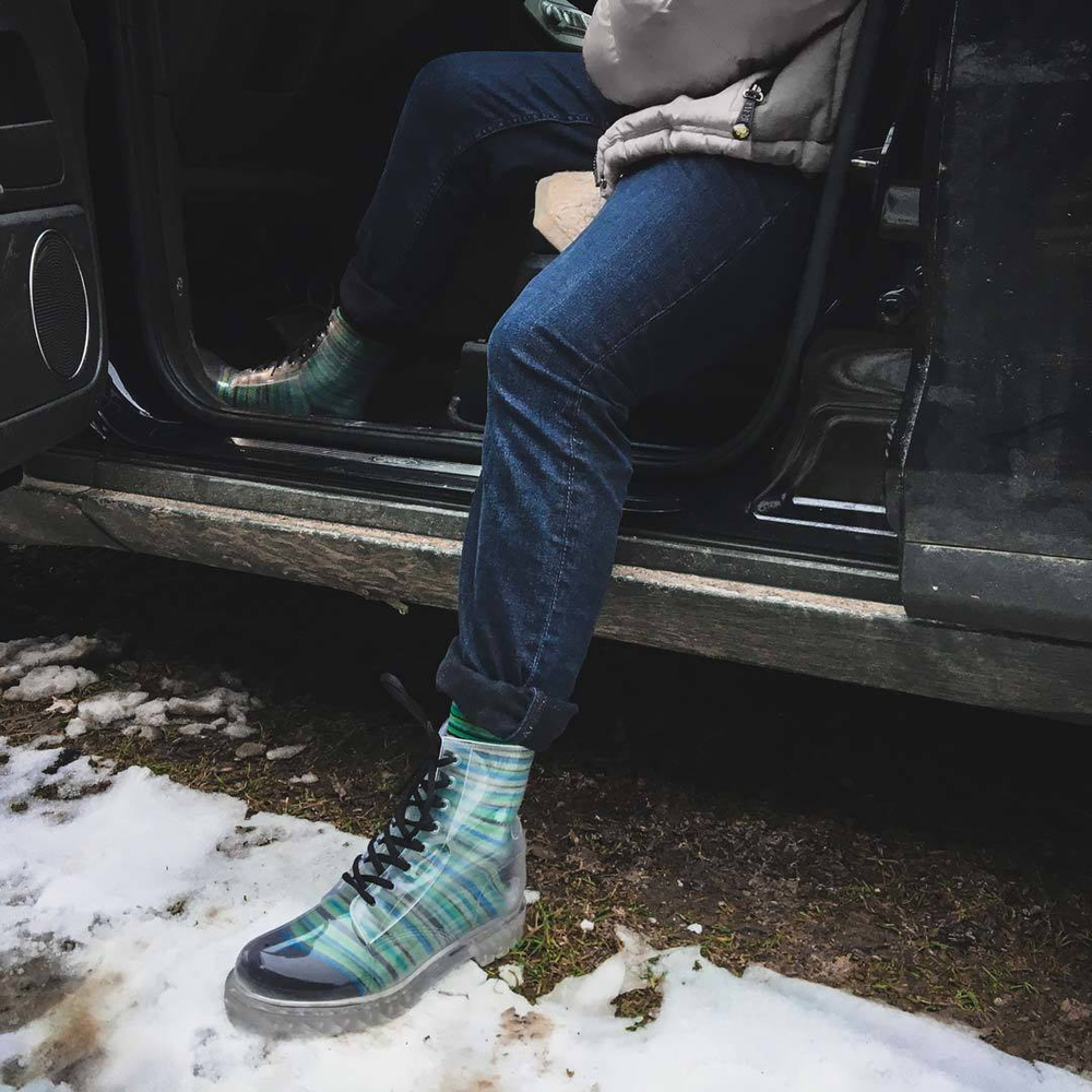 Молодежные ботинки Invisible-Shoes Бесцветные Мужские