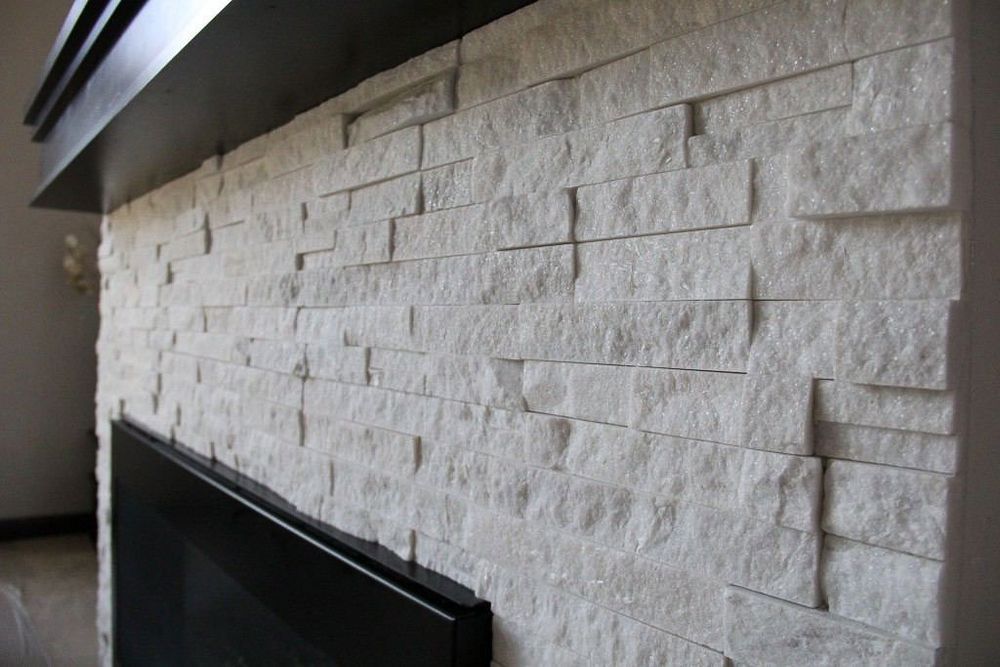 Натуральный камень Кварцит белый Pharaon 150x600x10-20 Классик