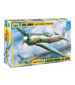 Сборная модель ZVEZDA Советский истребитель Ла-5ФН, 1/48