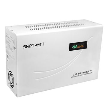 Настенный стабилизатор напряжения 8000 Вт SMARTWATT AVR SLIM 8000RW, фото №844814816