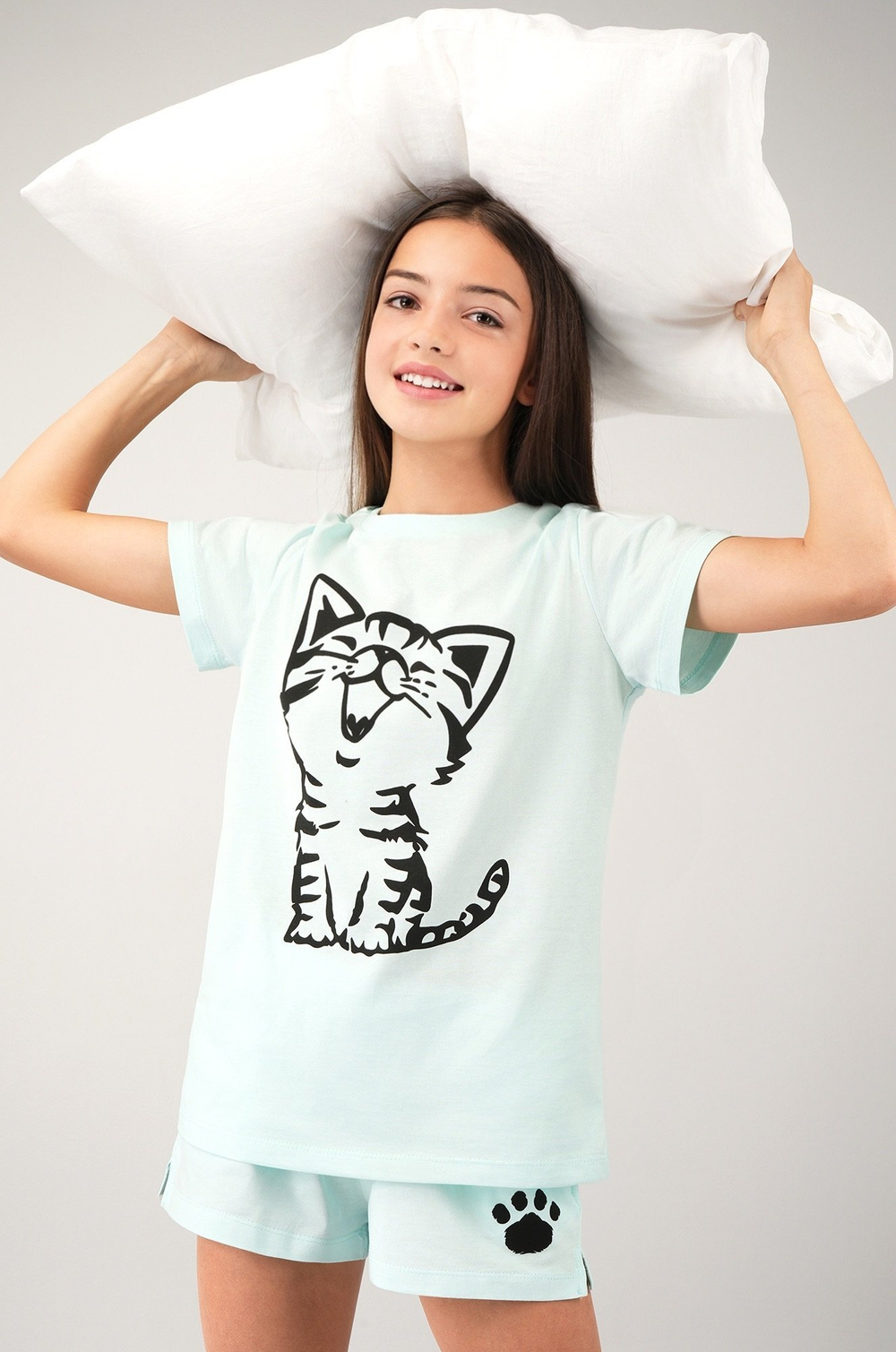 Хлопковая пижама для девочки Happyfox