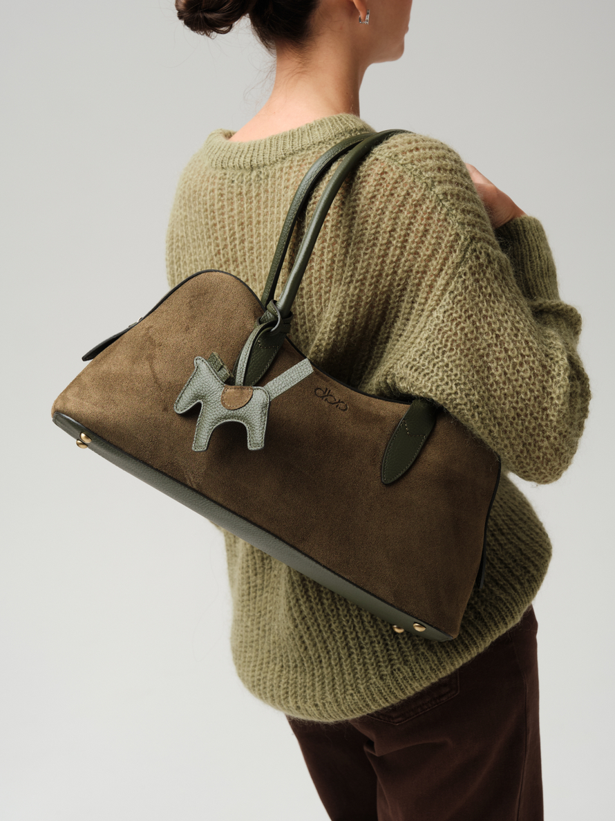 Замшевая сумка Jockey DBR 31168 тундра