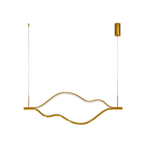 Подвес Kink Light Линн латунь w140*3 h200 Led 50W (3000K) 08258-140,36P