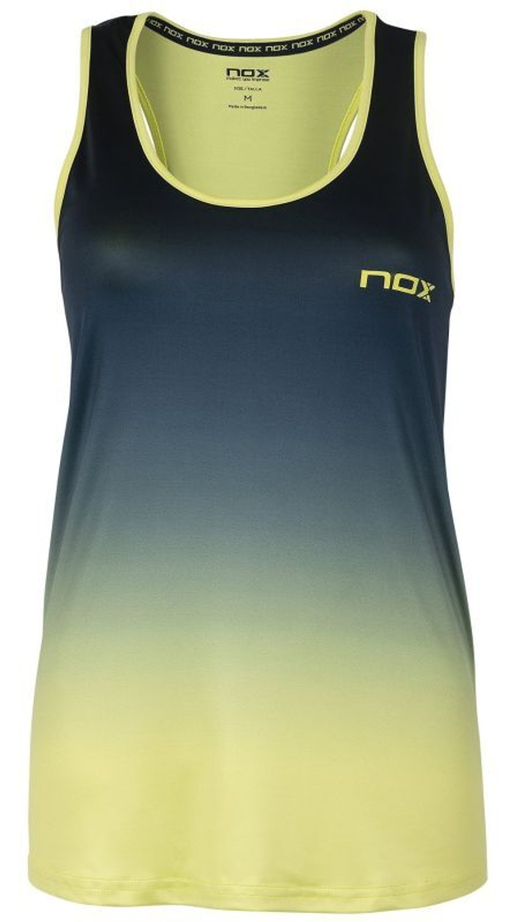 Женский топ теннисный NOX Camiseta Mujer Tirantes Pro W - azul/lima