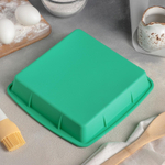 Форма силиконовая для выпечки "Квадрат" 25х25х4 см