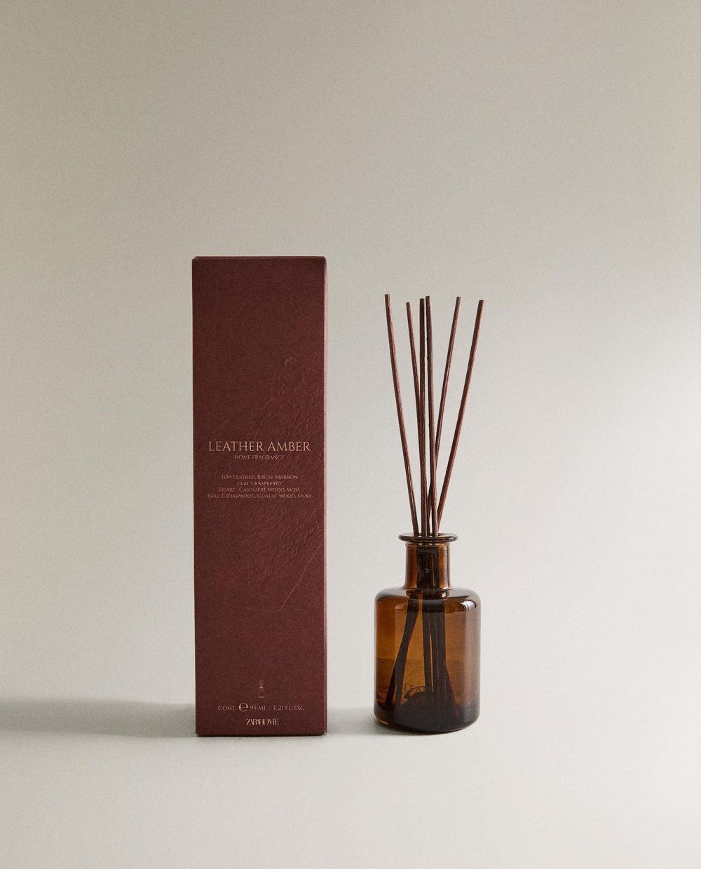 Zara Home - Освежитель воздуха mikado leather amber, 95 мл