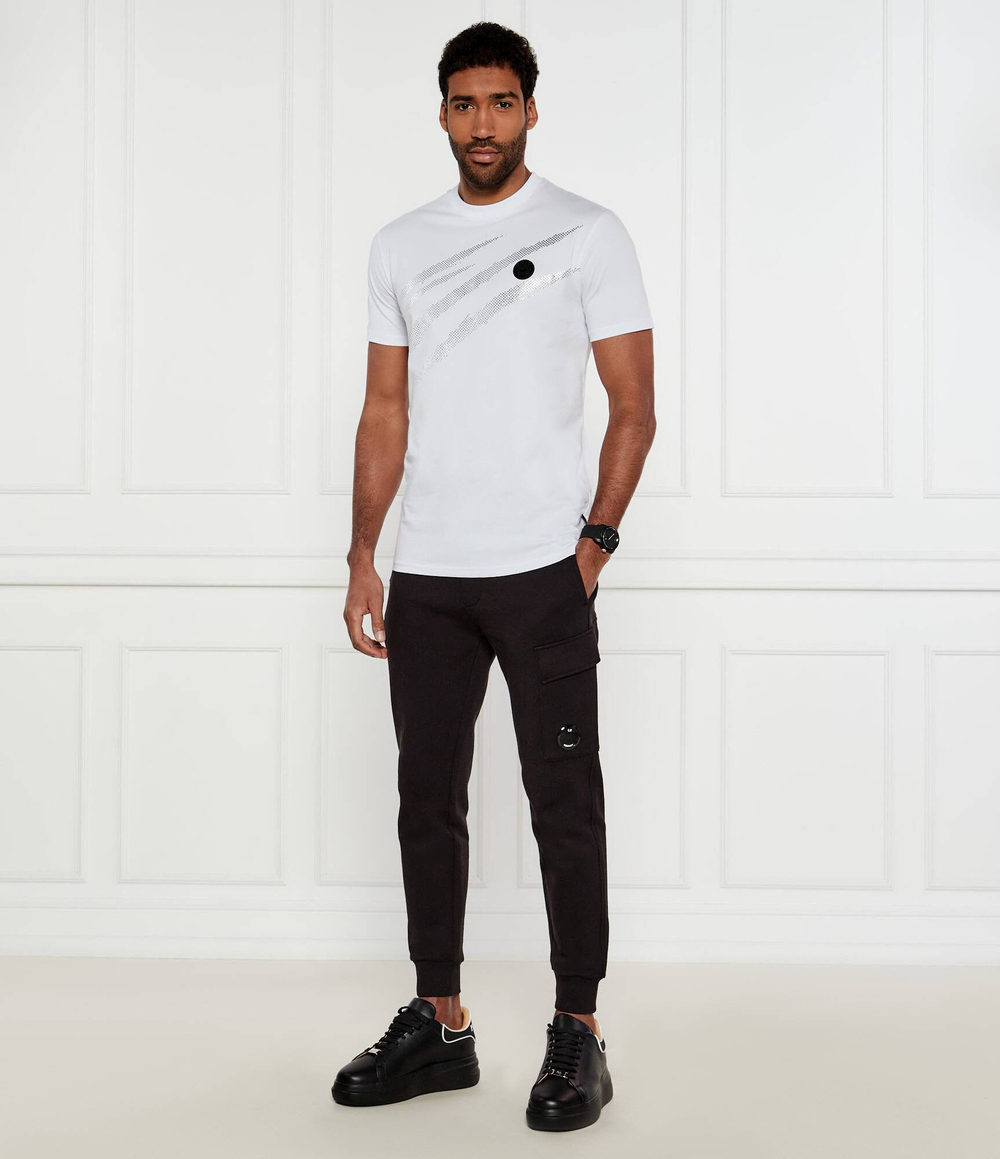 Футболка Lamina Scratch Plein Sport - белый(MTK8008 STE001N)