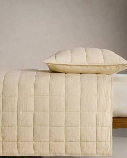 ZARA HOME ДЕТСКОЕ ЛОСКУТНОЕ ОДЕЯЛО, СЛИВОЧНО-ЖЕЛТЫЙ