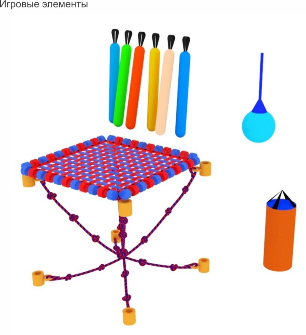 Детский игровой лабиринт «Кубик» 5,8 м² (2,6*2,5*2.5м)