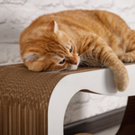 Когтеточка лежанка картонная двухсторонняя #04