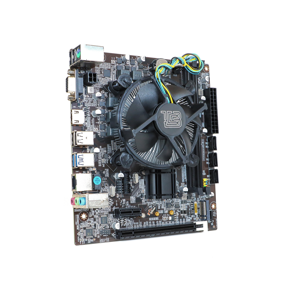 Материнская плата с процессором BaseTech H110M, Socket1151, i3-6100, mATX, Retail, Socket1151, Intel UHD Graphics 530, 2xDDR4, PCIe3.0, 1xM.2, GLAN, PS2, 6xUSB2, 4xUSB3, VGA, HDMI, кулер CPU (BT-H110M-6100)