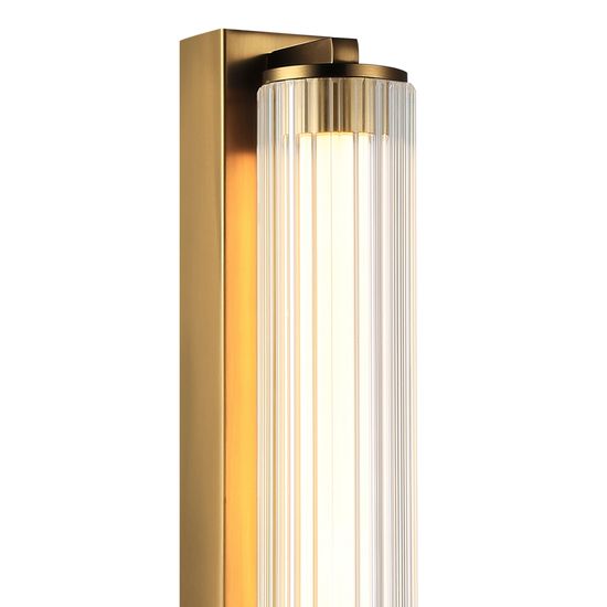 SL6224.301.01 Светильник настенный ST-Luce Латунь/Прозрачный LED 1*8W 4000K BAMBOO