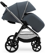 Коляска Agex Life 3 в 1 хромированная рама с автокреслом i-Safe Black ALG590 Chrome Grey (Серый)
