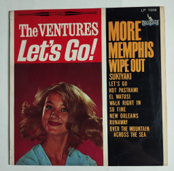 Винтажная виниловая пластинка LP The Ventures Lets Go (Japan 1965) (No Obi) (Red Wax Vinyl)
