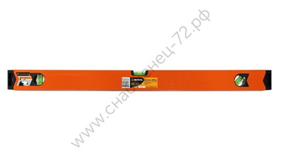 Уровень алюминиевый «Магнитный» 400мм 3 глазка фрезерованный Вихрь