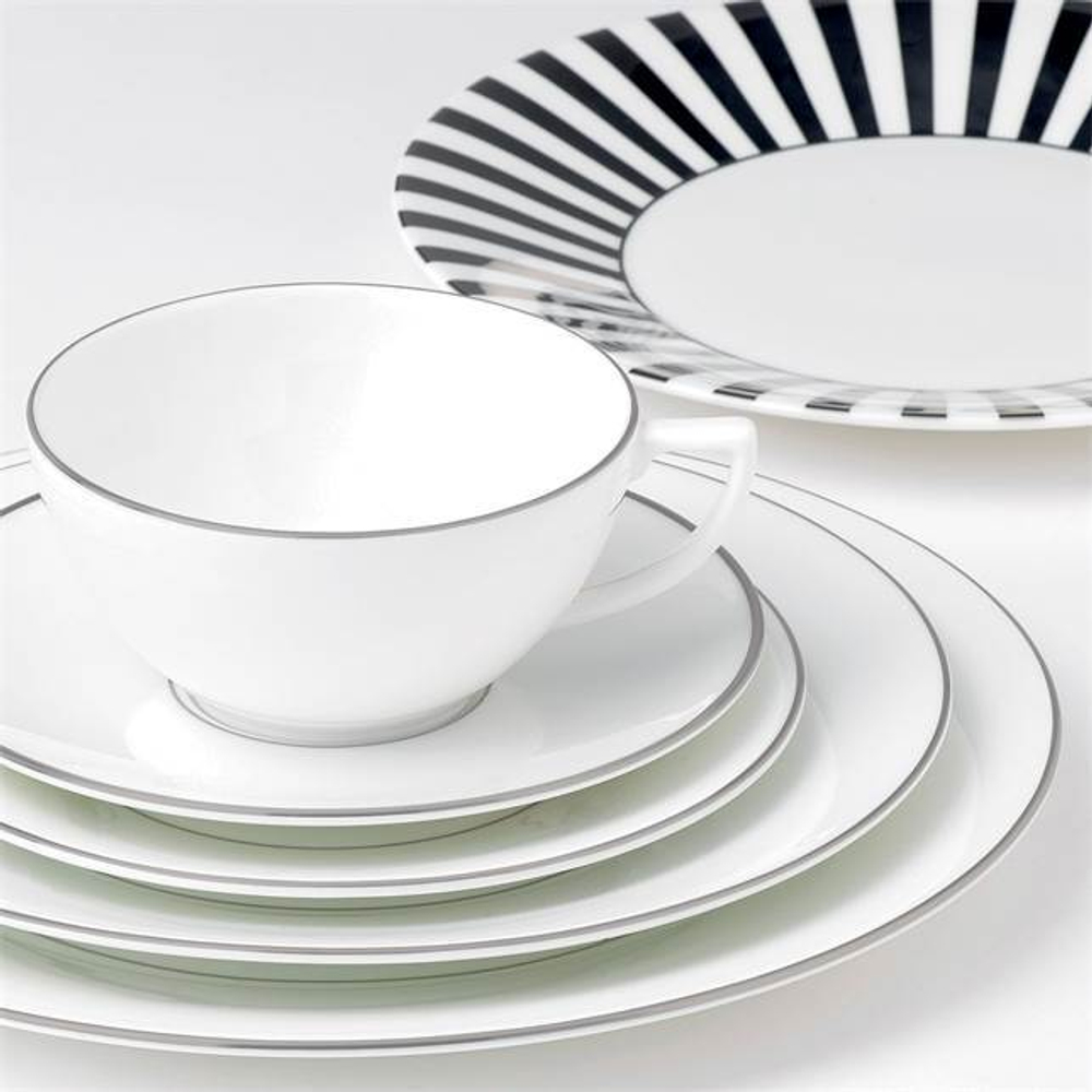 Wedgwood Обеденная тарелка Jasper Conran Platinum 28 см