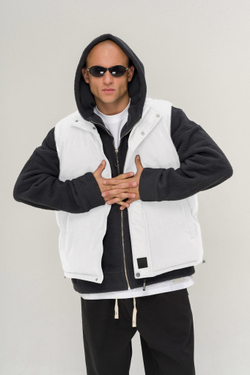 Жилет KUL'TURA "PUFFER" Белый