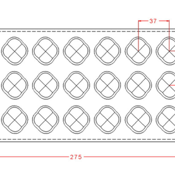 121 | Форма для шоколадных конфет (275*135 мм)