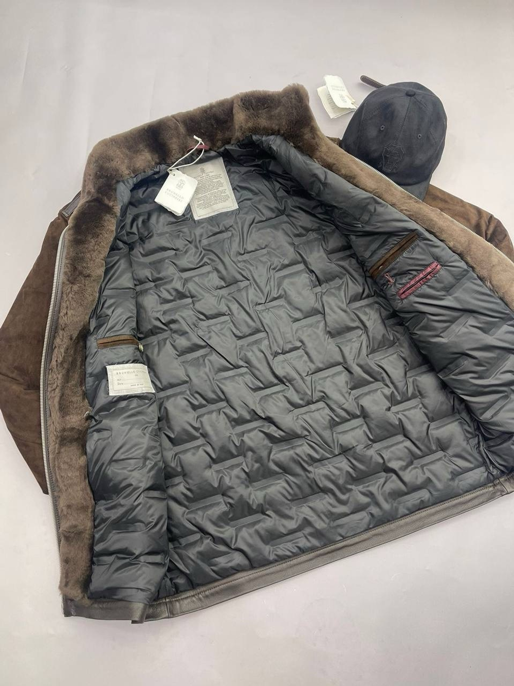 Замшевая куртка Brunello Cucinelli