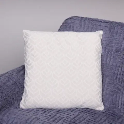 Чехол для декоративной подушки «FLORAL», 43*43 см, цвет молочный