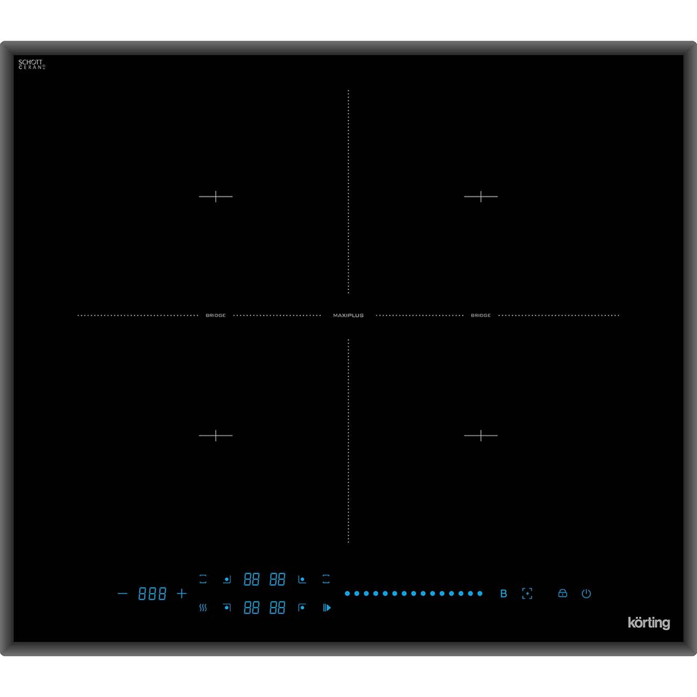 Встраиваемая индукционная панель Korting HIB 64940 B Maxi