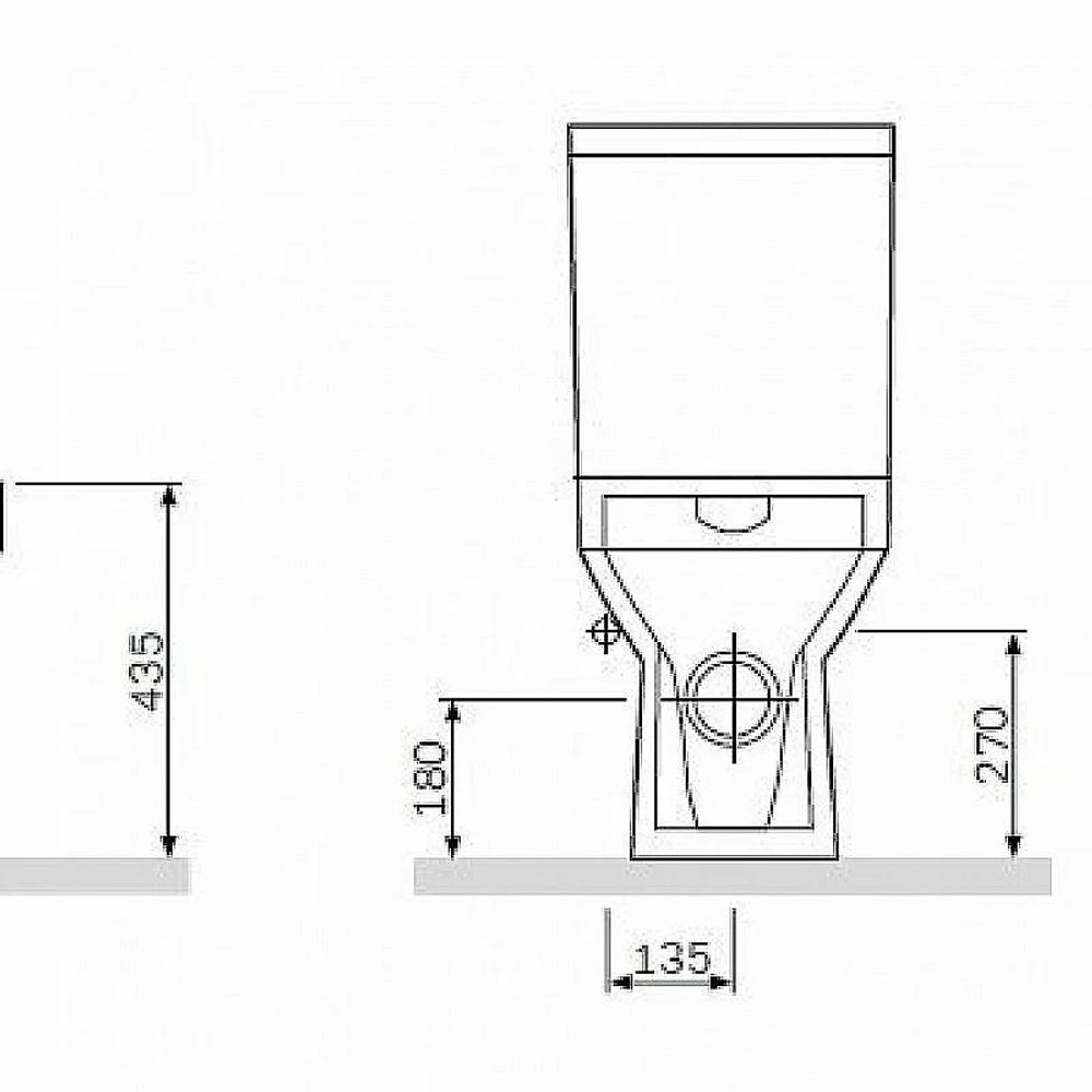 Унитаз-компакт AM.PM Spirit 2.0 C708600WH белый, с бачком, безободковый
