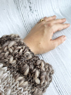 Трикотажная пряжа для вязания MORELINO толстая шишибрики