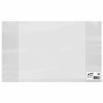 Обложка ПВХ для тетрадей и дневников, ЮНЛАНДИЯ, 120 мкм, 208х346 мм, штрих-код, 229305