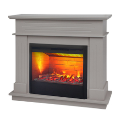 Электрокамин RealFlame Regent 26 BG кашемир с очагом 3D Helios 26