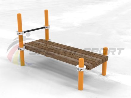 Лавочка Воркаут для пресса с перекладиной SP GTO-28_76mm 89