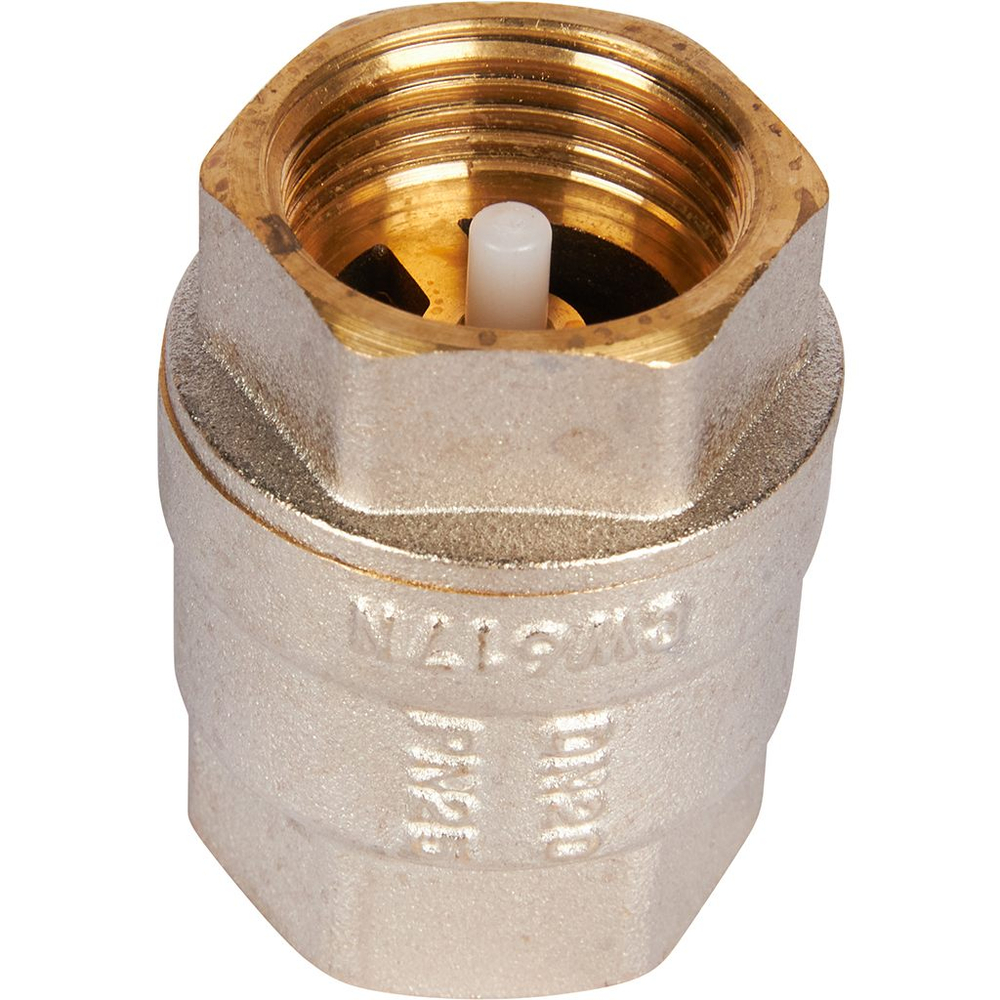 Клапан обратный ROMMER RVC-0002 - 3/4" (ВР/ВР, PN25, Tmax 90°C, с пластиковым седлом)