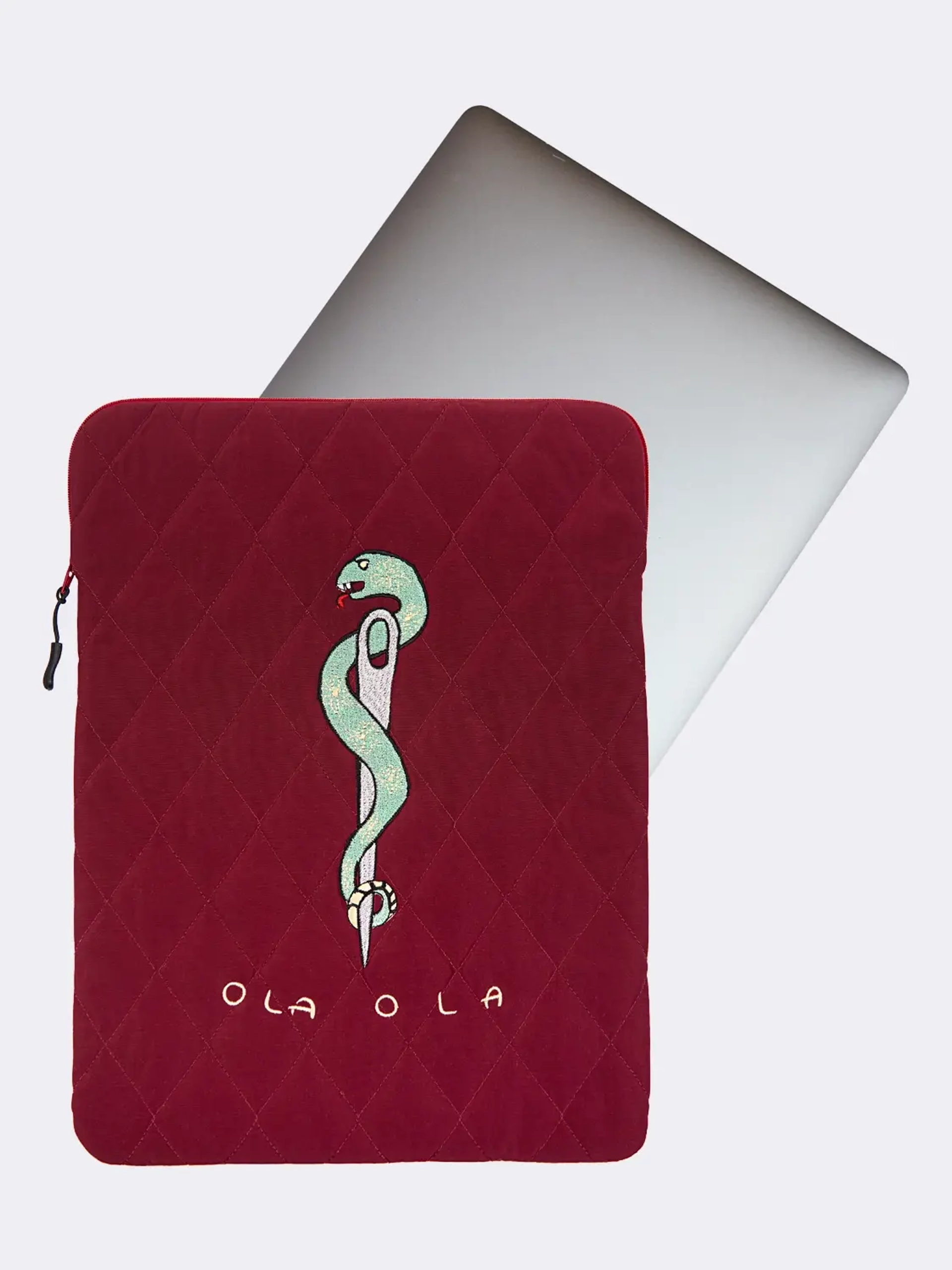 Чехол для ноутбука "Змея на игле" OLA OLA
