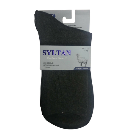 Носки мужские длинные термо из ламы Syltan