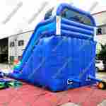 Надувная водная горка с бассейном «Айсберг» размер 9*4*5 м