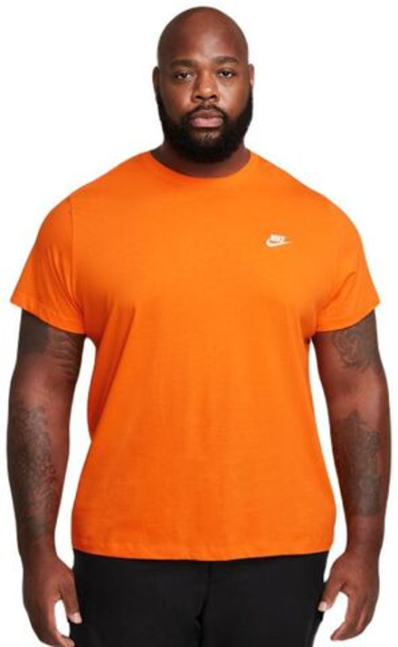 Мужская теннисная футболка Nike Sportswear Club - Оранжевый