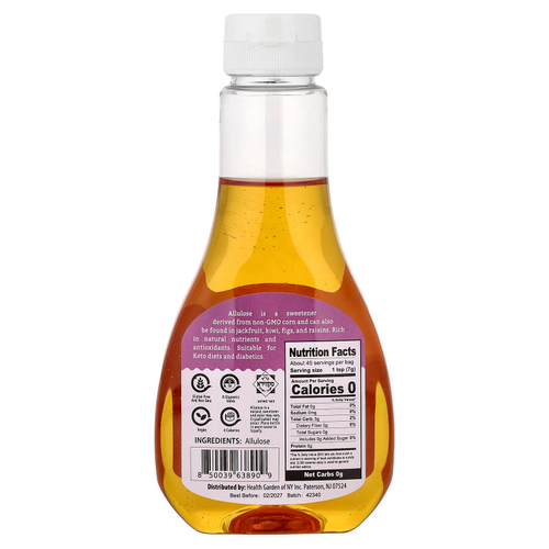 Health Garden, 100% чистая аллюлоза, подсластитель с нулевым содержанием калорий, 326 г (11,5 унции)