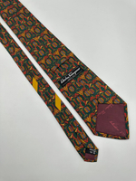 Галстук зелёный Salvatore Ferragamo