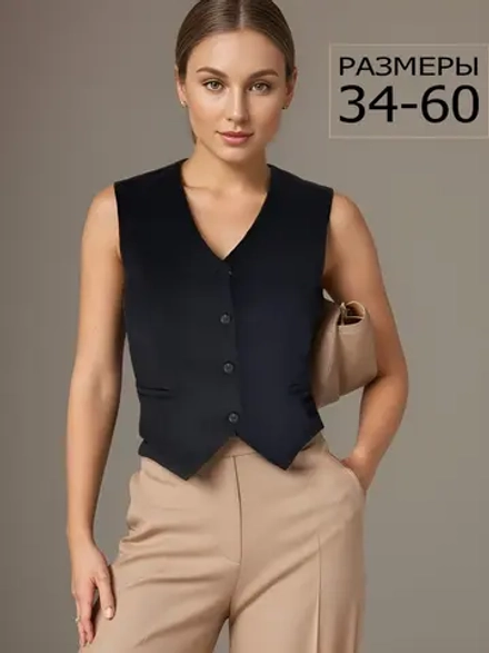 Жилет классический костюмный