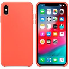 Силиконовый чехол Silicon Case Premium для iPhone Xs Max (Нектарин - Nectarine) 100% ORG