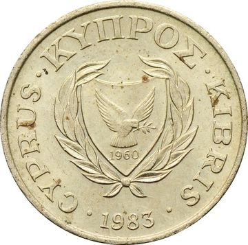 2 цента 1983 Кипр