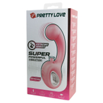 Розовый вибратор для точки G с подвижным язычком Erynnyes - 15,4 см. (Цвет: нежно-розовый)