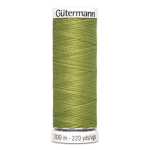 Нитки универсальные Gutermann Sew-all 100 (200 метров), 5 кат. | 582 зеленая горчица