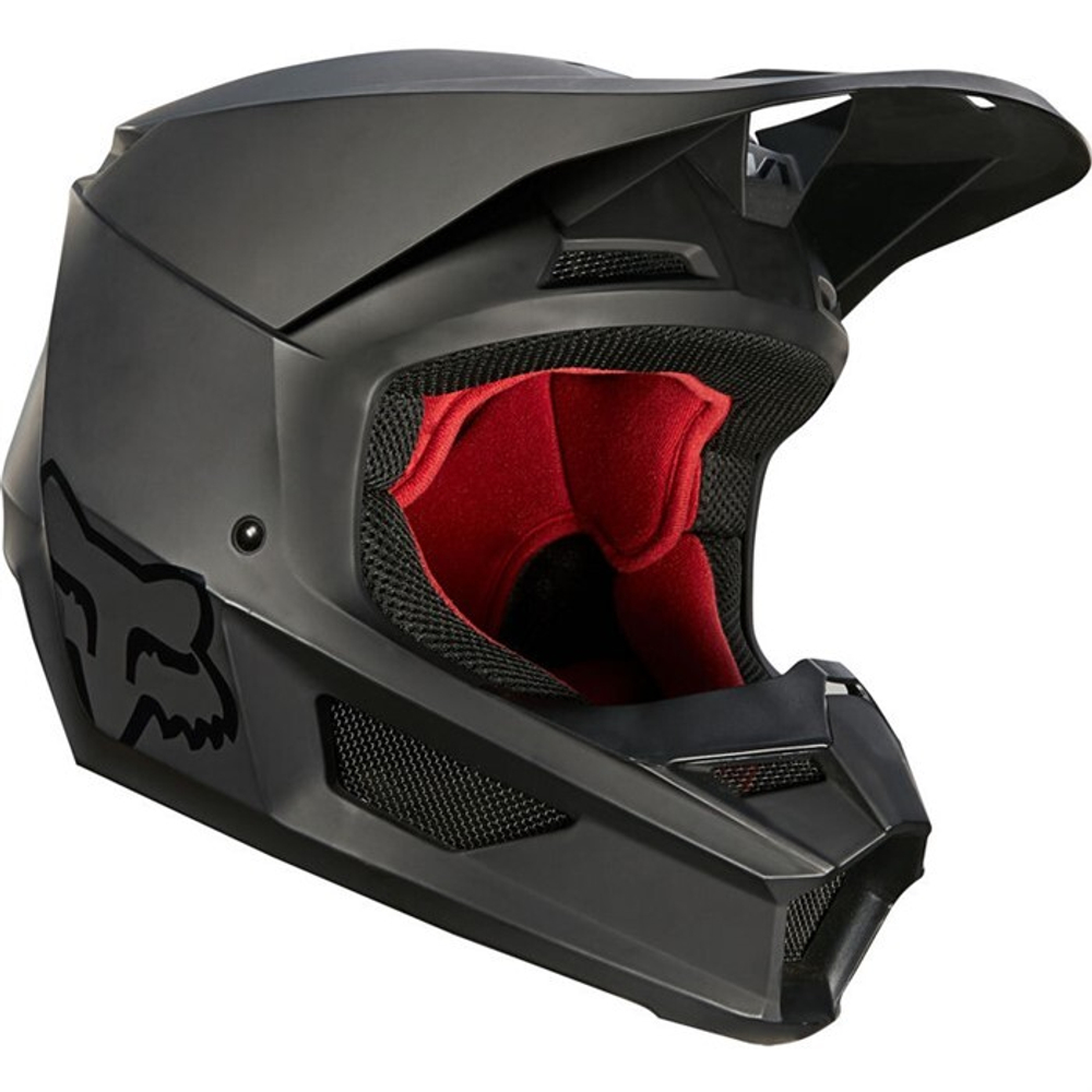 Мотошлем Fox V1 Matte Helmet (Black, XXL, (27740-255-2X))