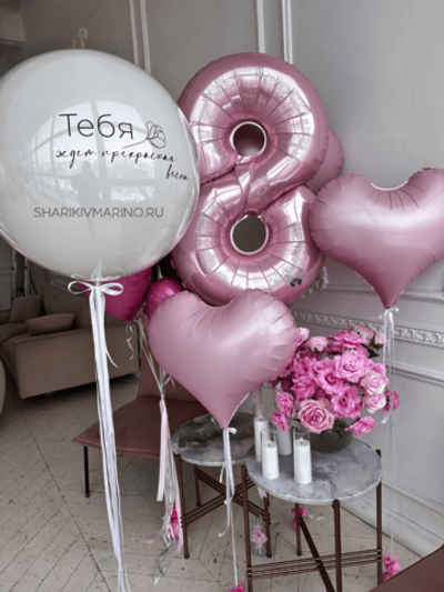 Розовая симфония к 8 Марта: нежность в каждой детали